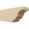 Ekena Millwork 6in. W x 8in. H x 20in. L Asheboro Woodgrain TimberThane Rafter Tail, Primed Tan RFTUR06X08X20ASHRCPR - alternate 1